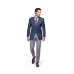 Free Style Man Grey Suit