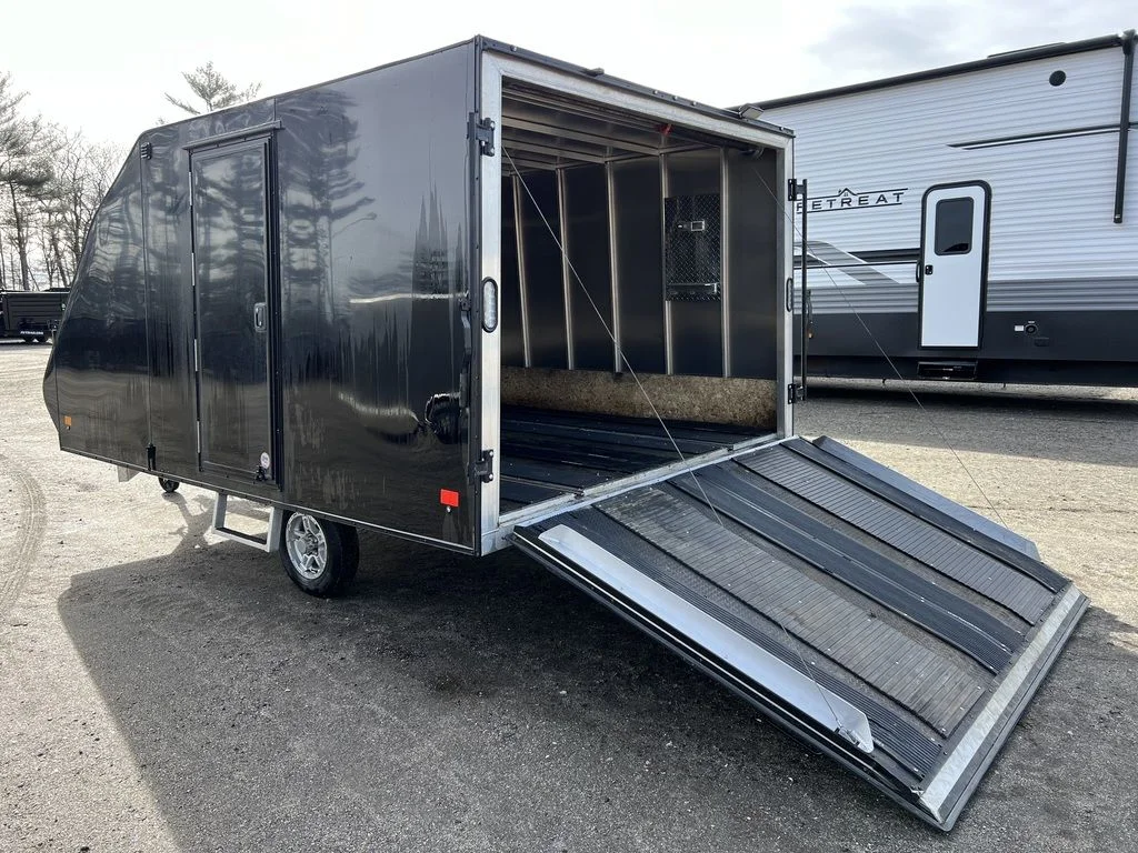2021 Mission Trailers 101×12 Aluminum 2-Place Crossover/Hybrid w/Blackout PKG - Image 3