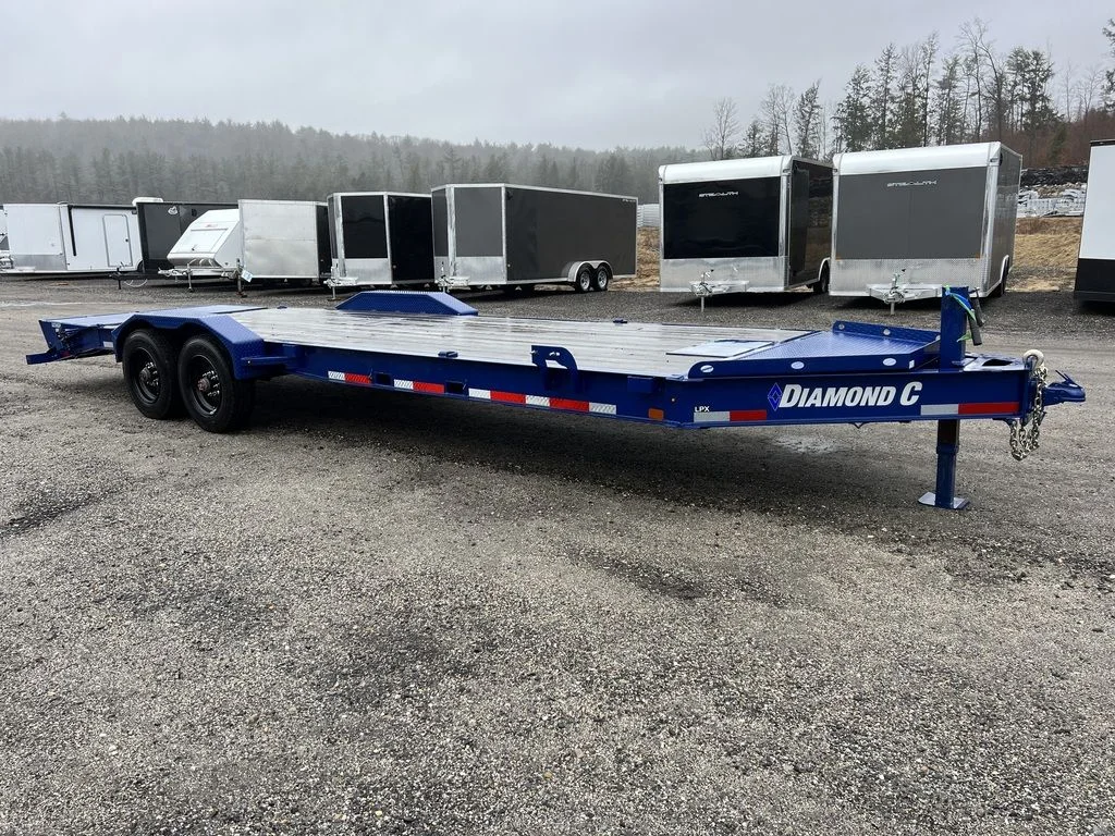 2022 Diamond C 7×24 20K Low Profile Equipment Trailer w/Max Ramps - Image 4