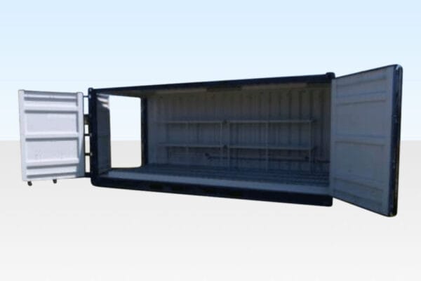20Ft X 8Ft Open Side Bunded Open Mesh Floor Store - Image 2