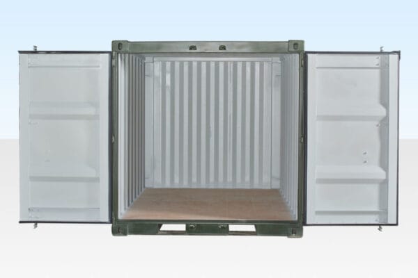 8Ft One Trip Shipping Container (Green) - Image 2