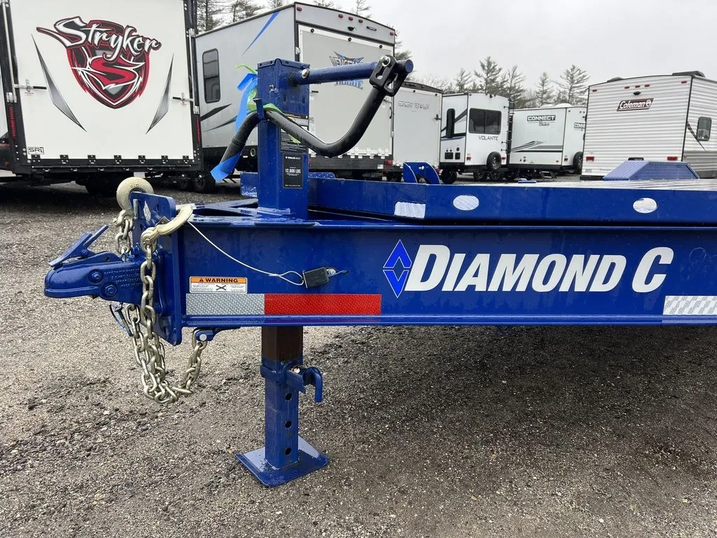 2022 Diamond C 7×24 20K Low Profile Equipment Trailer w/Max Ramps - Image 6