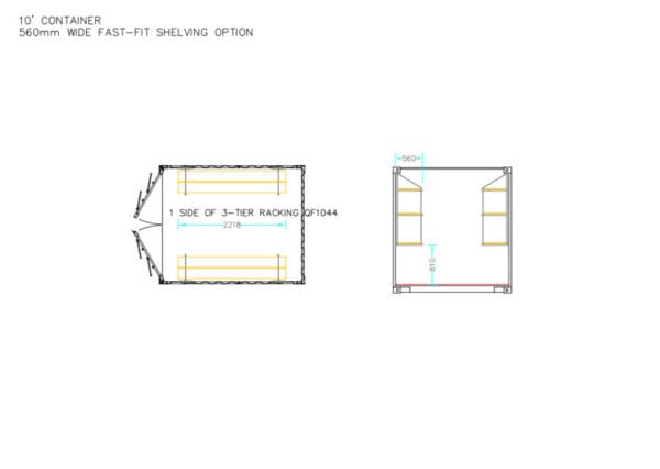 Fastfit Three Tier Racking (Single Bay) - Image 2