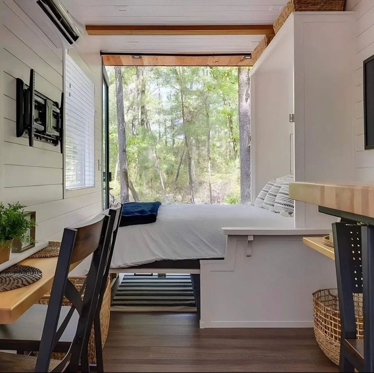 Luxury 1BHK 1BATH Tiny Home with Rooftop Deck, Container Home with Elegant Wooden Frame for Families, Fully Furnished Modern 2 Hour Set-Up, Customizable - Image 6