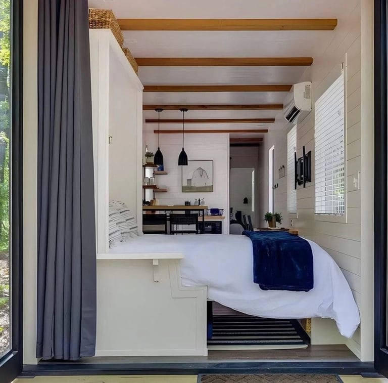 Luxury 1BHK 1BATH Tiny Home with Rooftop Deck, Container Home with Elegant Wooden Frame for Families, Fully Furnished Modern 2 Hour Set-Up, Customizable - Image 4